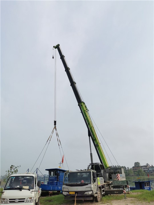 鹰潭市桥梁建设吊装案例